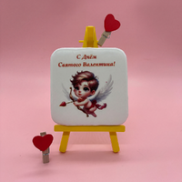 Пряник имбирный с Купидоном к 14 февраля